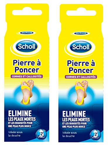 Scholl Pierre Ponce - Pédicure pour Cornes et Callosités - lot de 2