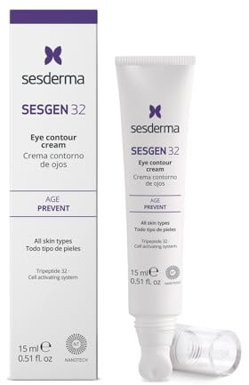 Sesderma | Sesgen 32 Augenkontur-Creme | Creme für Alle Hauttypen | Konturencreme | Augencreme | Anti-Aging-Pflege | Sheabutter | Hyaluronsäure | Arganöl