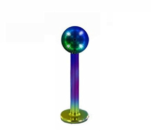 eeddoo Piercing Labret Lippenpiercing Bunt Titan 1,2 x 12 mm mm 4 mm