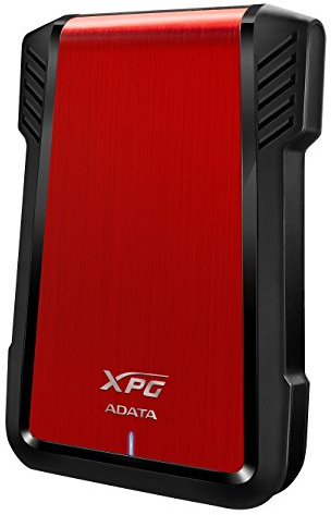 ADATA EX500 2.5 Enclosure HDD/SSD Nero, Rosso