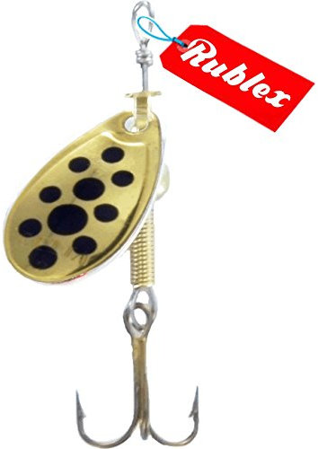 RUBLEX - 5 Cucharillas de Pesca Celta-0 OPN 1,50 GMS.
