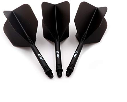 CUESOUL Integrated Dart Shaft and Flights Standard Shape,Set of 3 pcs Unique Designed Pattern
