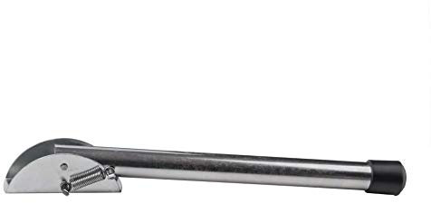 LouMaxx Türfeststeller 25x300mm - Türen sicher offenhalten ohne zufallen - Verzinkter Stahl mit Gummifuß, Torstopper | Ideal für Innen und geschützten Außenbereich