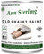 Ann Sterling Kreidefarbe Shabby Chic Möbelfarbe Vintage Möbellack Edition Feinste Farbe Innen und Außen Bastelfarbe 750ml. (ca.1Kg) (Adventure Green)