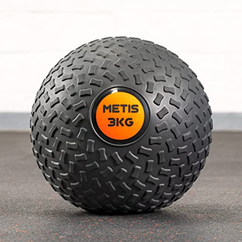 METIS Sfera Medica [3kg- 30kg] -Palle Mediche con Rimbalzo basso | Attrezzatura Da Allenamento per Palestre ed uso Domestico | Vedute Singolarmente o Come Parte di un Set (3kg)