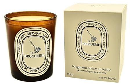 Diptyque - la DROGUERIE - Odor Removing Candle Geruchsneutralisierende Kerze mit Basilikum 190g