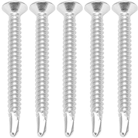 Tornillo de cabeza avellanada, resistente a la corrosión, tornillos de metal de cruz de acero inoxidable 304, rosca estándar para reparación industrial para manualidades de bricolaje (M4.8-16)