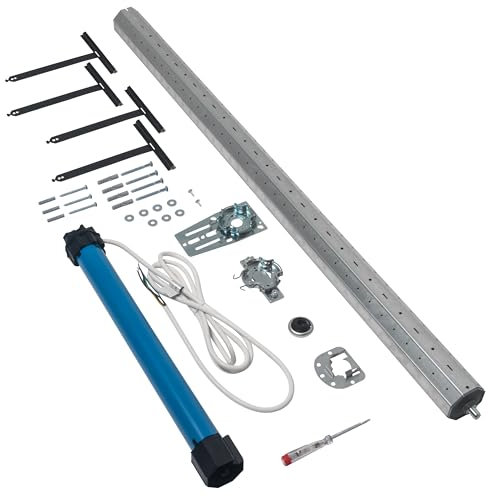 HOMEPILOT - Set de automatización de persianas premium smart | Práctico conjunto para la mejora de persianas Smart Home a eléctricas. Incluye motor para persianas, adaptador y accesorios.