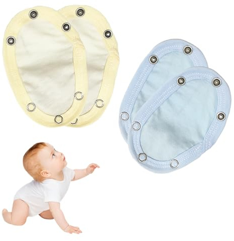Hoshisea 3 Piezas Extensor Body Bebe, Alargador Body Bebe, Body Alargar, Adecuado para Bebés, Accesorios de Ropa para Bebés