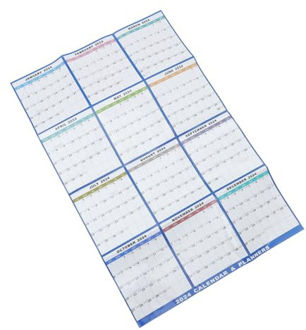 EXCEART 1 Satz Kalender Bürobedarf Bürozubehör Heimbedarf Wohnaccessoire Haushaltsprodukte Papier Groß Datierung