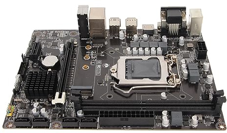 Scheda Madre H310 LGA 1151, Slot di Memoria DDR4 a Doppio Canale, Porte di Espansione con Porte SATA 6Gbs, Slot NVME M.2, Slot PCIe X16, Slot PCIe X1, USB3.0 2.0, PS 2