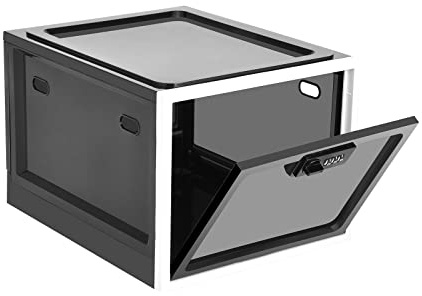 QCXWCJWD Lockable Medicine Container for Refrigerator, Premium Material Storage Box with Lock for Food, Phone, Kitchen Home Safety, Fridge Safe