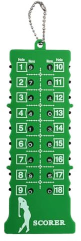 Tmboryuu 18 Hole Golfs Score Counter Handheld Counter Clickers Golfs Strokes Counter Score Indicators Counter Golfs Scorekeeper