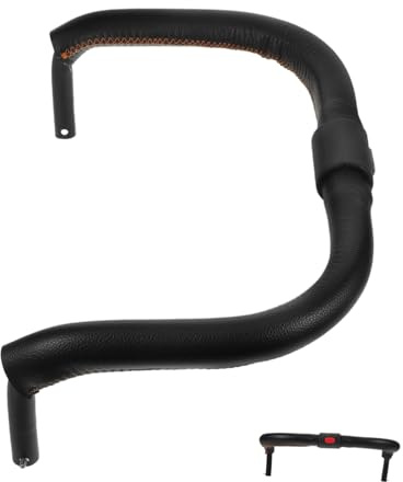 Mikikit Accoudoir de Poussette Garçon Fille Confortable et Antidérapant Barre de Protection Amovible Ergonomique Accessoire Remplacement pour Garde-corps de Poussette Moderne