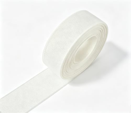 10 m Saumband Zum Nähen, Fischgräten Saumband 3.5 cm Fischgrätenband zum Nähen Säumführung aus Stoff für DIY Handmade Craft Kleidung Kleid Rand Saum Hochzeitsschleier (Beige)