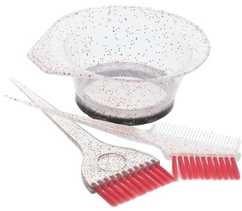 GATHINESS Juego de Pincel y Cuenco para Teñir el Cabello y Cepillo de Nylon Cuenco Engrosado para Mezcla Conveniente en Coloreado DIY Casa