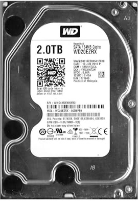 Western Digital BPSCS24075-WD20EZRX
