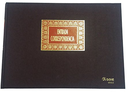 Dohe- Libro registro, entrada correspondencia, folio apaisado (9910)