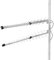 Nedis - Antenna - 5G / 4G / 3G - All'aperto - 698-3800 MHz - Guadagno: 15 dB - Cavo SMA - Collegamento Semplice - Amplificatore Antenna TV - Antenna TV Esterno - 0.30 m - Argento