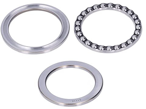 Axial-Kugellager, Hohe, Einreihige Rolle, Axial-Kugellager, Temperaturbeständigkeit, Geräuscharm, 3 Stück, Axiale Einreihige Rolle, Hohe Genauigkeit für Werkzeugmaschinen