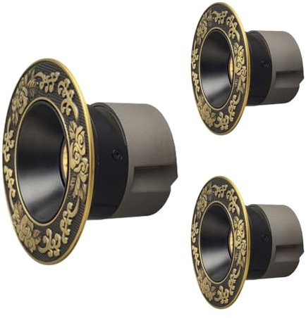 FAZRPIP 3er-Pack LED-Downlight, winkelverstellbares Downlight komplett aus Kupfer, 6 W/10 W Vintage-Einbaustrahler für Zuhause, blendfreie LED-Deckenleuchte mit Wabenstruktur