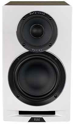 ELAC Uni-Fi Reference UBR62 Altoparlante compatto – Esclusivo altoparlante HiFi a 3 vie con suono leggendario per musica e home theater – 2 altoparlanti HiFi passivi inclusi – Bianco