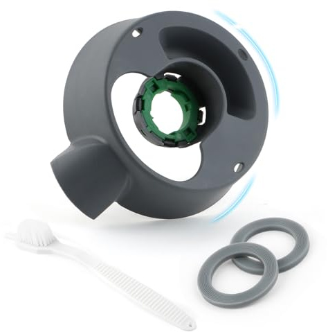 TGHongKy Behälterunterteil Ersatz für Thermomix TM31 Mixtopffuss Base kompatibel mit Thermomix TM31 Haupttopfboden Mixtopf Base mit 2X Dichtung für Thermomix TM31, 1xReinigungsbürste YY