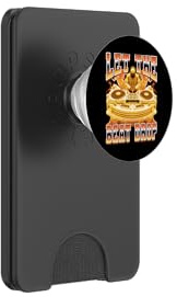 Disque de Jockey DJ Discjockey Plateau tournant années 90 Let The Beat Drop PopSockets PopWallet pour MagSafe