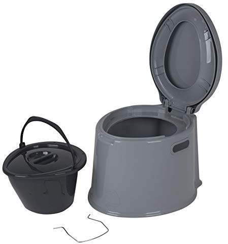 Bo-Camp Campingtoilette Kompost Eimer Toilette Reise Camping WC Mobil Bau Klo