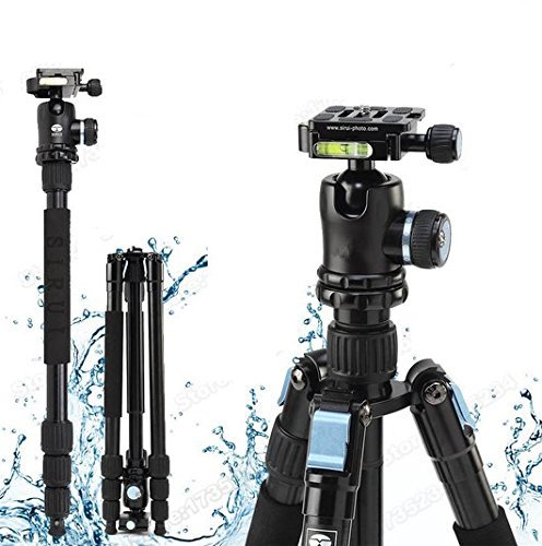 GOWE Trípode portátil impermeable para cámara réflex digital + trípode de viaje para fotografía y trípode