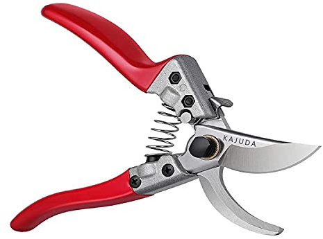 KAJUDA 8 Pruning Shears, Professional Bypass Garden Shear Hand Pruners Gardening Shears Clippers for Plants, Flower Cutter Florist Scissors Trimming Scissors, Gardening Tools