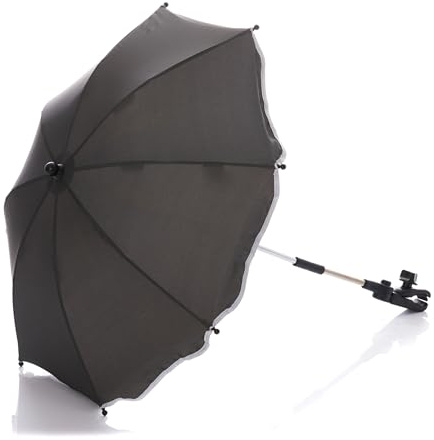 Fillikid Sonnenschirm Kinderwagen Exclusiv | UV-Schutz 50+ | Sonnenschutz Kinderwagen | Universalhalterung für Rund- und Ovalrohre, einstellbar | Leicht zu Reinigen | Kinderwagen Sonnenschirm