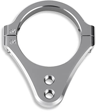 Collarino Ammortizzatore di Sterzo Universale 45mm, Supporto Staffa Montaggio Stabilizzatori Sterzo Forcella Moto 45mm