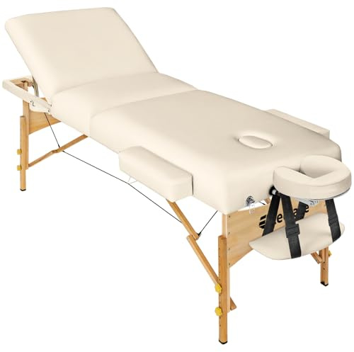 tectake Mobile massageliege mit 3 zonen