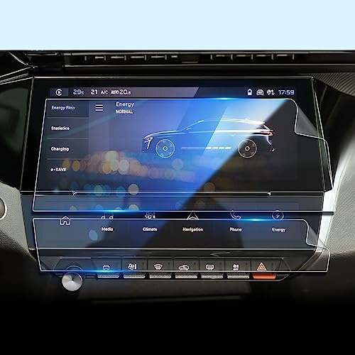 LFOTPP Lot de 4 films de protection d'écran pour Peugeot 308 408 SW 10 i-Cockpit Navigation + i-Toggles Film de protection d'écran Nano PET 5H Anti-rayures Anti-traces de doigts Accessoires