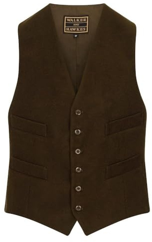 WALKER AND HAWKES - Men's Amersham Moleskin Waistcoat