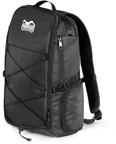 Phantom Athletics Kampfsport Rucksack - MMA Training - Herren Backpack, Daypack - Schwarz