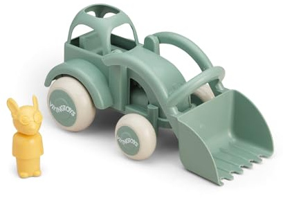 Viking Toys 5381255 Reline Chargeuse sur Roues - Pelle - Véhicule de bac à Sable avec Figurine - pour Enfants à partir de 12 Mois