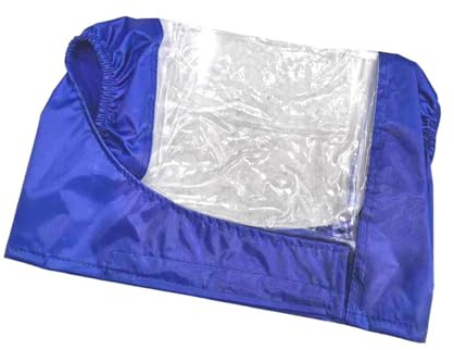 perfk Mobility Bike Control Panel Tiller Cover, Bike Control Panel Cover, Professional Lightweight Easily Install Windproof, Blue