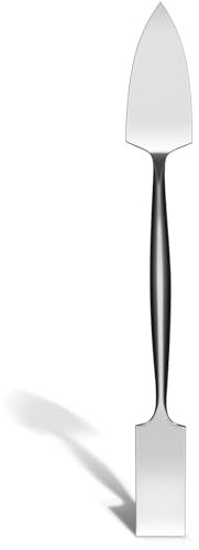 Leriton 1‘' Trowel And Square Masonry Tools Forged Steel Trowel Concrete Tool Ornamental Stucco Tool Long-lasting Masonry Trowel Plaster Trowel for Glazing, Patch Work, Plaster, and Archeology