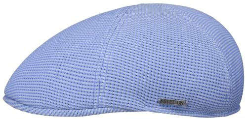 Stetson Texas Waffle Pique Flatcap UV-Schutz Herren Sommer hellblau L (58-59 cm)