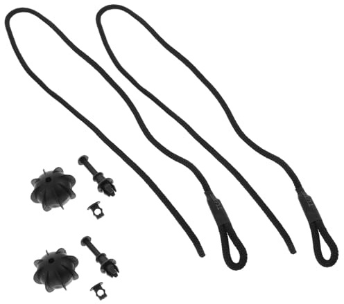 SOLUSTRE 2sets Car Trunk Boot Straps Elastic Bungee Cord Hooks for Rear Parcel Shelf String Adjustable Bungee Straps Lanyard for Car Trunk Organizer Cord Carabiner