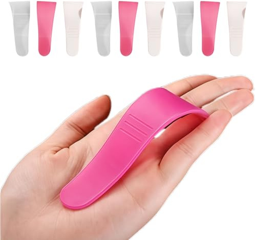 Spatola per crema professionale di grado Spa Curveds Edgeds per l'applicazione precisa del prodotto Materiali PP amichevoli Strumento di bellezza Salone di bellezza Spatola ceretta