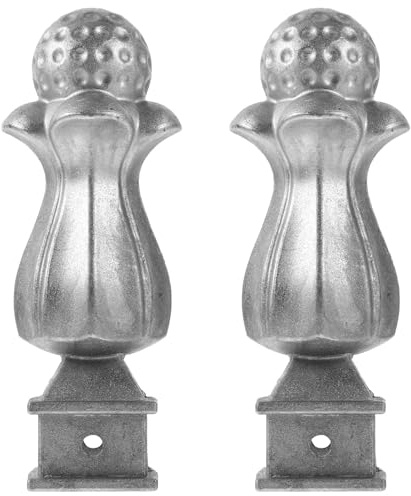 Gadpiparty Terminali di Ricambio per Recinzioni da Giardino in Lega di Alluminio Pinnacoli Ornamentali Vintage Design a Punta Accessori Decorativi per Ringhiere Domestiche Facili da