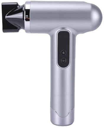 Fabater Secador de Pelo Inalámbrico, 200 W 15600 MAh Batería Recargable Secador de Pelo Portátil con Pantalla Digital de bajo Ruido para Dormitorios Viajes Al Aire Libre