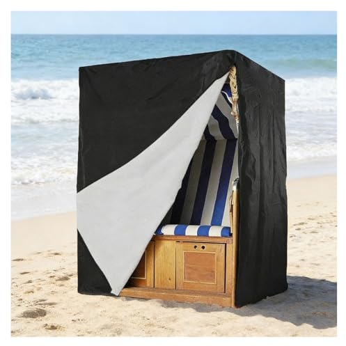 Funda for silla de playa, lona impermeable, juego de muebles de jardín, fundas protectoras for Muebles De Jardín al aire libre, sillas de banco, cubierta for zona de estar(130*100*170/140)