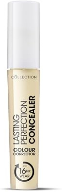 Collection Cosmetics Lasting Perfection Colour Correction Concealer, Reduces Dark Circles and Redness, Lemon