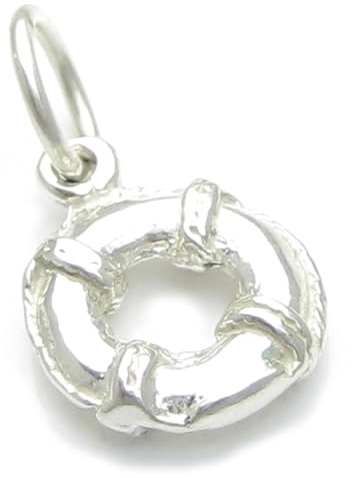 Rettungsring Sterling Silber Charm .925 x 1 Lifebuoy Preserver Boy Charms