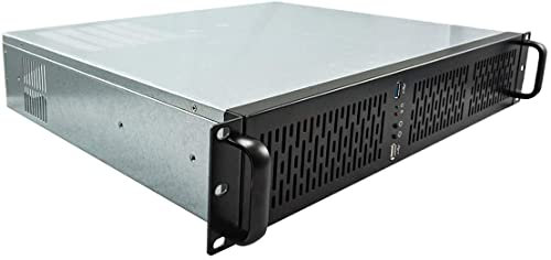 Rack boîtier 2129 19 2U – Argenté/Noir - 1 x USB 3.0 + 1 x USB 2.0