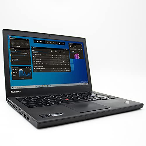 Lenovo X240 i5 4200U bis zu 2,6 GHz Display 12,5 Zoll TouchSCREEN Akku New Laptop Notebook PC Windows 10 Pro Webcam (8 GB RAM SSD 480 GB) (Generalüberholt)